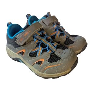 Merrell Kids' Gray and Orange Sneakers 9